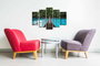Wallity Cuadro Decorativo en Lienzo 5 Piezas 5PUC-026 Multicolor